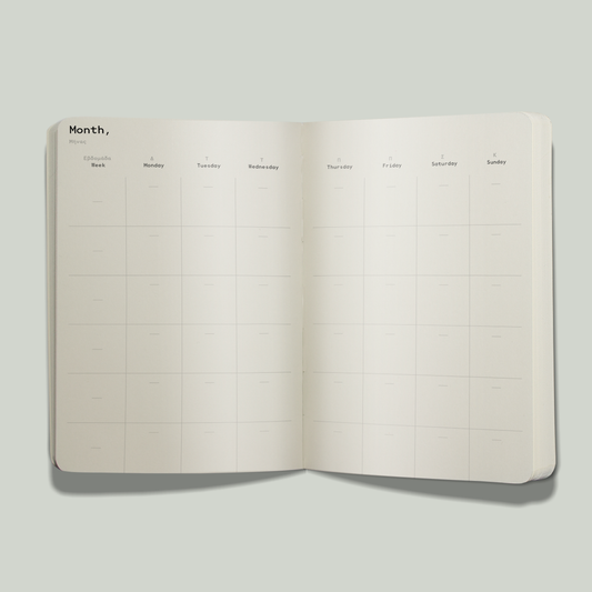 Monthly Planner - Undated